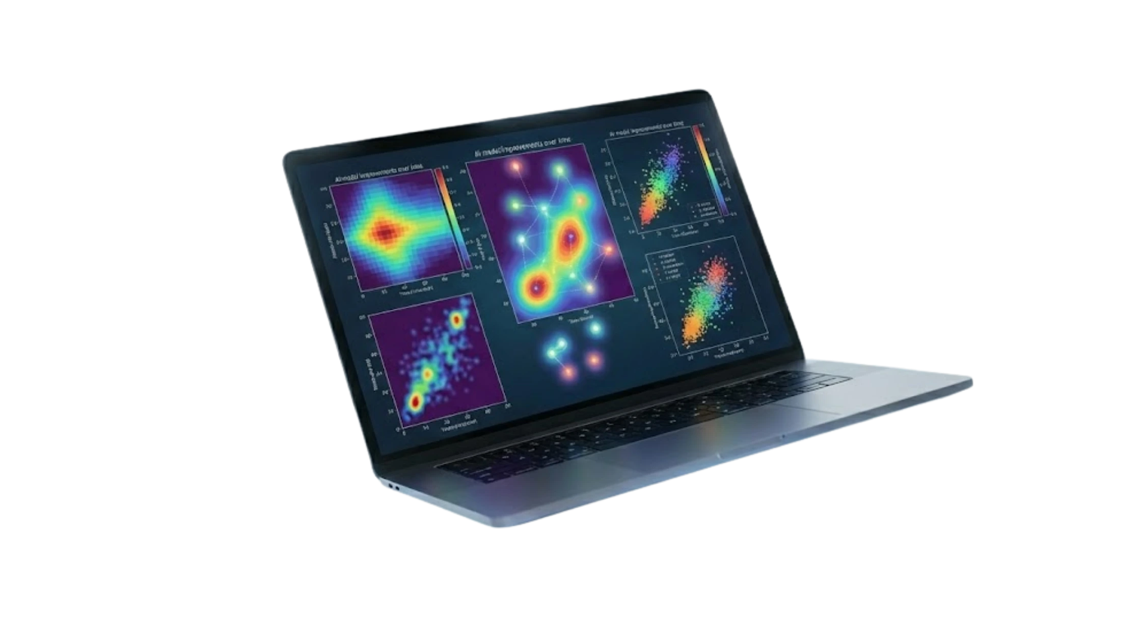 A laptop demonstrating the improvements of AI workflows